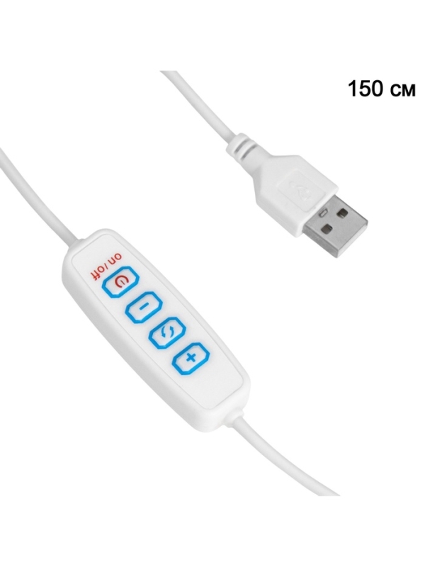 Светильник настольный "Лаконичность" LED 3Вт USB диммер/провод 1,5м 11х11х20см