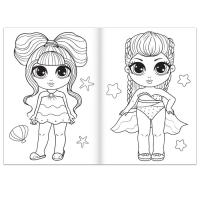 Раскраска для девочек &laquo;Каникулы на пляже&raquo;, 16 стр., формат А4