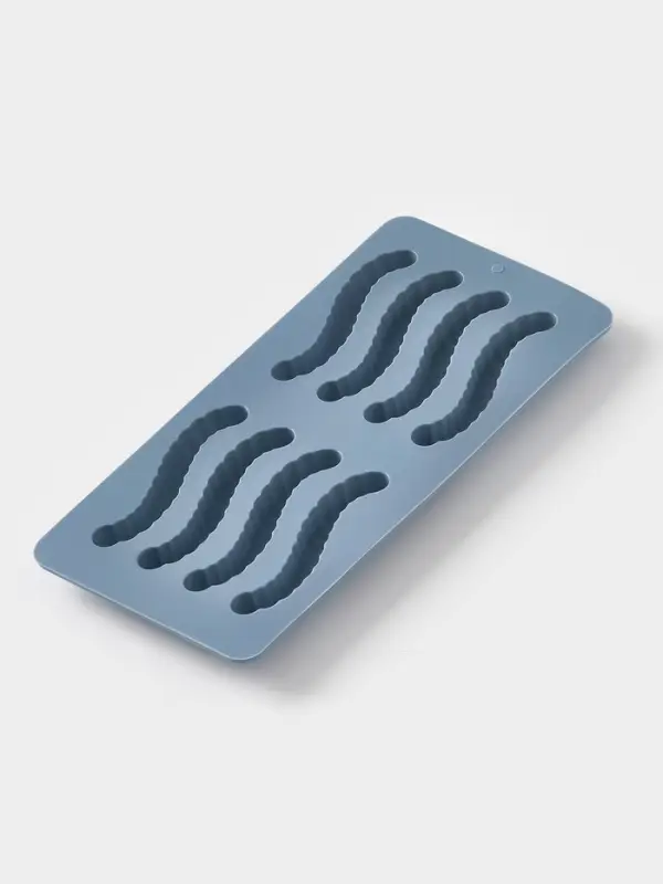 Форма для мармелада "Червячки" 20x10x1,5 см