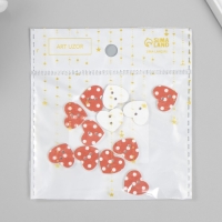 Набор пуговиц декоративных дерево "Сердечки" (набор 18 шт) 1,7х1,7 см Набор пуговиц декоративных дерево "Сердечки" (набор 18 шт) 1,7х1,7 см