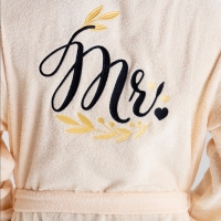 Халат махровый мужской Mister, размер 56-58, 100% хлопок Халат махровый мужской Mister, размер 56-58, 100% хлопок