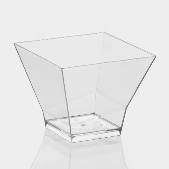 Форма пластиковая одноразовая для фуршета &laquo;Пагода&raquo;, 90 мл, прозрачная