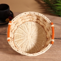Корзина плетеная 23x22x10 см, ротанг