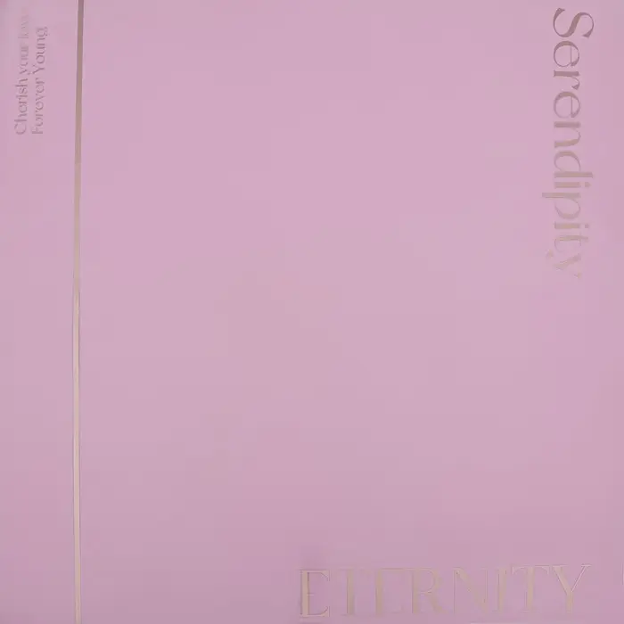 Пленка для цветов матовая, &laquo;Стастливая вечность&raquo;, 57&times;57 см, розовая, 65 мкм