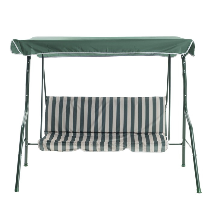 Качели садовые Качели садовые "Уют" зеленые, 170 х 150 х 110 см, максимальная нагрузка 210 кг