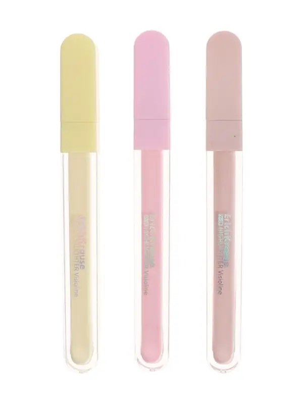 Маркер текстовыделитель 0,5-4,5мм ErichKrause Visioline V-18 CapyBarbara, 3 цв, микс, дисплей 108886