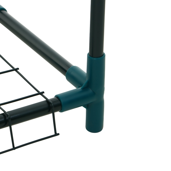 Стеллаж для рассады, 3 полки, 110 &times; 22 &times; 65 см, металлический каркас d = 12 мм, без чехла, Greengo