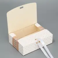 Коробка подарочная, упаковка, &laquo;Радости!&raquo;, 16.5 х 12 х 5 см, БЕЗ ЛЕНТЫ