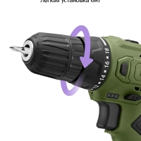 Аккумуляторная дрель-шуруповерт КТ-6503