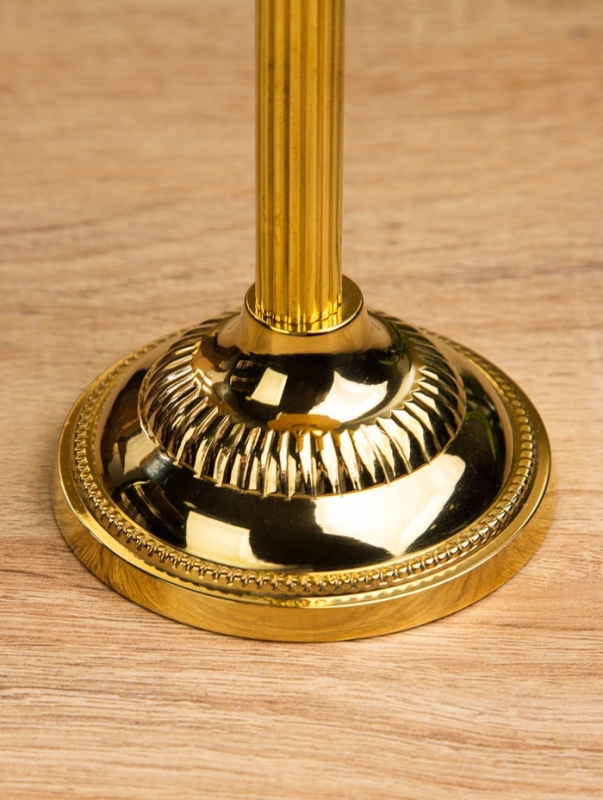 Подсвечник, латунь 7,5х7,5х15 см