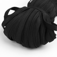 Резинка бельевая, 8 мм, 100 м, цвет чёрный Резинка бельевая, 8 мм, 100 м, цвет чёрный