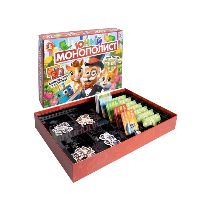 Игра настольная "Юный Монополист" 05606