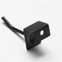 Крючок для металлических экономпанелей, d=4 мм, L=5 см, цвет чёрный матовый