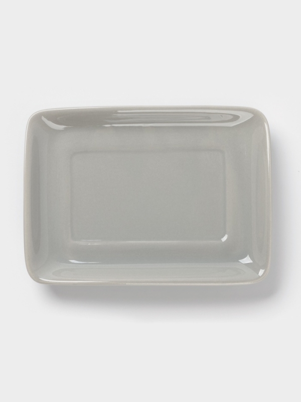 Масленка Доляна "Гуси" цвет белый  17х12х8,5 см