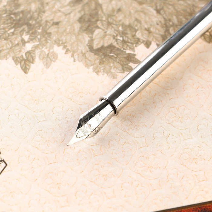 Родословная новогодняя книга с пером в шкатулке &laquo;Новый год: Сказочного нового года&raquo;, 26 х 8 х 27 см, набор