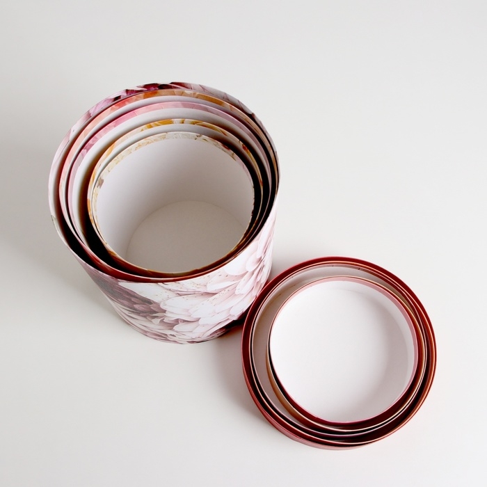 Набор шляпных коробок 5 в1 Набор шляпных коробок 5 в1 "Мечта", 20 х 20 - 15 х 15 см