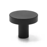 Ручка-кнопка CAPPIO PK325, d=30 мм, цвет черный