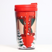 Термостакан со вставкой новогодний &laquo;Уютного года&raquo;, 250 мл