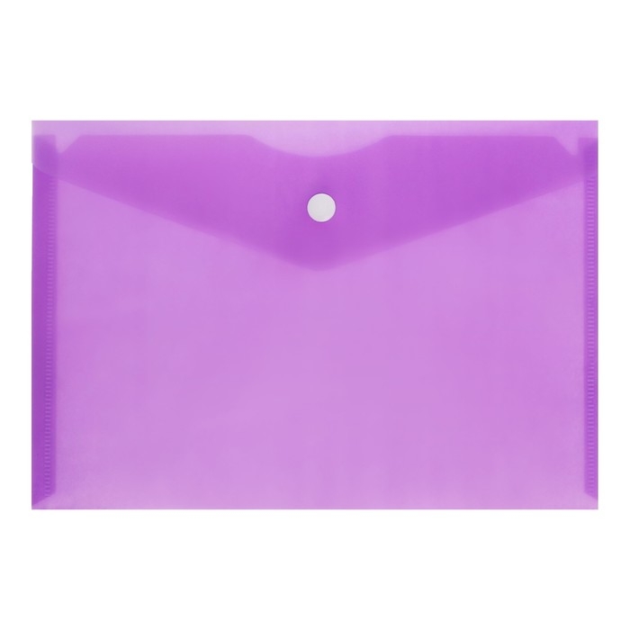 Набор папок-конвертов на кнопке А5 150мкм Calligrata прозрачные, микс 5шт Набор папок-конвертов на кнопке А5 150мкм Calligrata прозрачные, микс 5шт