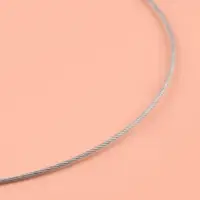 Спицы круговые, для вязания, с металлическим тросом, d=4 мм, 10/40 см