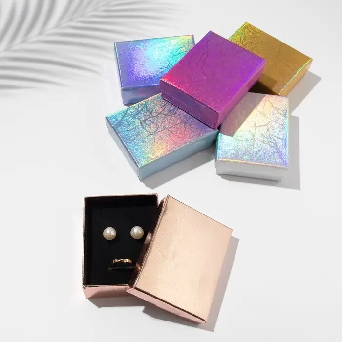 Набор короборчек подарочных 6 шт.  под набор "Голография", 7*9 цвет МИКС (7077021)