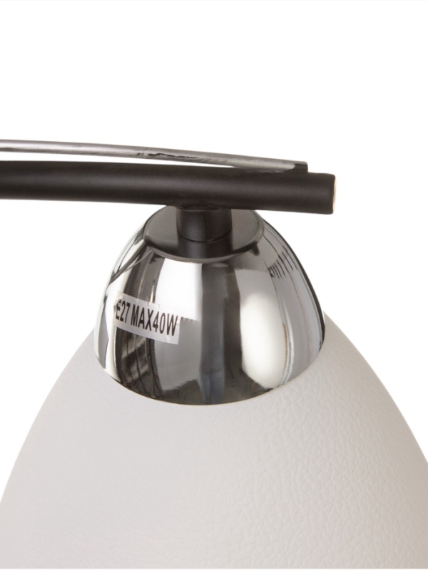 Люстра "Ирида" 2хЕ27 40Вт черно-хромовый 42х19х24 см