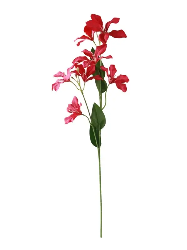 Цветы искусственные "Баухиния пёстрая" d-13 см 71 см, малиновый