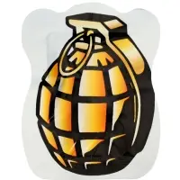 Прикол бомбочка &laquo;Граната&raquo;, 9,5 &times; 7 &times; 1 см, цвета МИКС