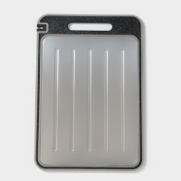 Доска для разморозки и разделки продуктов с точилкой для ножей Magistro, 3 в 1, 37,5&times;25,5&times;0,8 см, серебристая