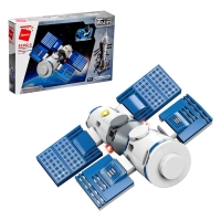 Конструктор блочный Космос &laquo;Спутник&raquo;, 137 деталей