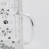 Кружка стеклянная &laquo;Кот&raquo;, 350 мл