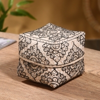 Корзинка плетеная "Бонтанг" бамбук 12х12х10 см, светлая