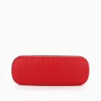 Футляр для очков Июнь2503, 16*5,8*3 см, хлопушка, красный