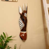 Маска "Зебра" албезия 55 см Маска "Зебра" албезия 55 см