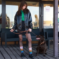 Бомбер (жакет) женский MINAKU: Eco leather цвет черный, р-р 46 Бомбер (жакет) женский MINAKU: Eco leather цвет черный, р-р 46