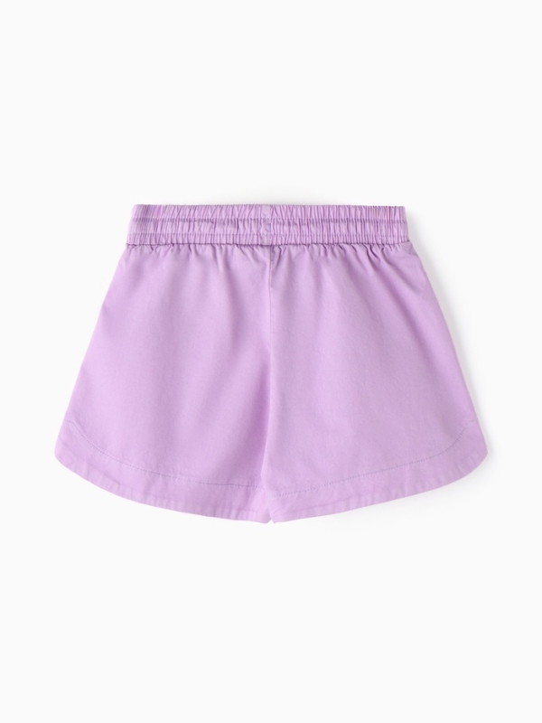 Хлопковые шорты для девочек KAFTAN рост 116, сиреневый Хлопковые шорты для девочек KAFTAN рост 116, сиреневый