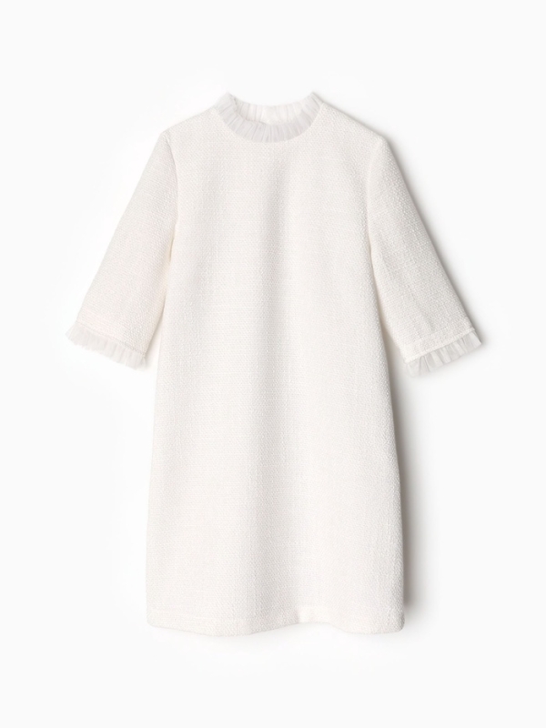 Платье нарядное детское MINAKU: PartyDress, цвет белый, рост 152 см Платье нарядное детское MINAKU: PartyDress, цвет белый, рост 152 см