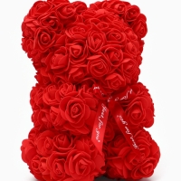 Медведь из красных роз Медведь из красных роз