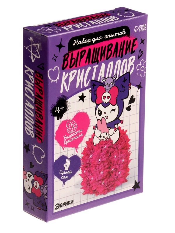 ЭВРИКИ Набор для опытов ЭВРИКИ Набор для опытов "Выращивание кристаллов", зайка