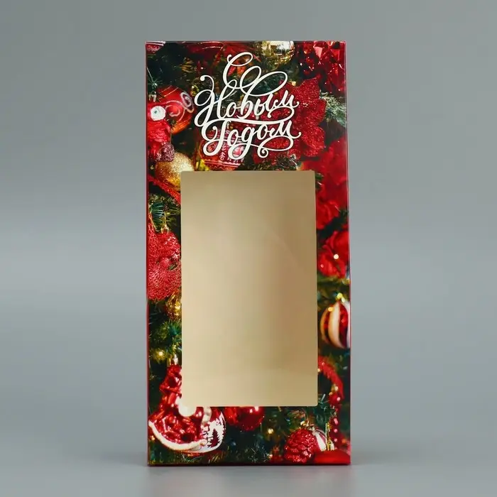 Коробка складная &laquo;Новогодняя&raquo;, 9 х 19 х 6 см
