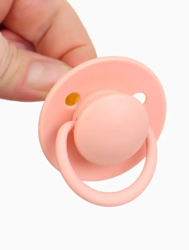 Соска - пустышка классическая, латекс, цв.персиковый, в контейнере, от 6 мес., M&B