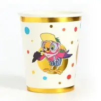 Стакан одноразовый бумажный с тиснением, 250 мл, Союзмультфильм