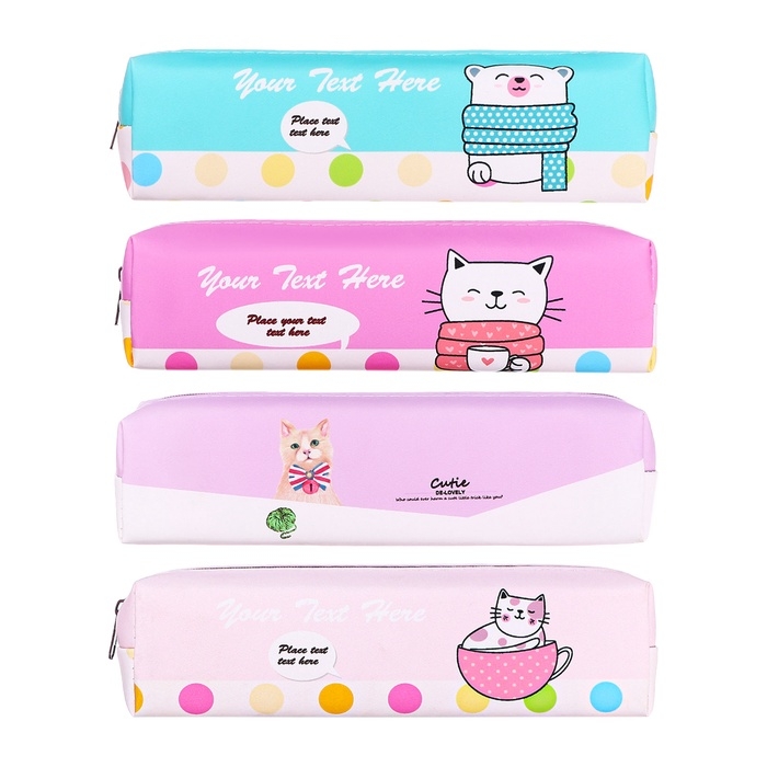 Пенал школьный &laquo;Зверюшка&raquo;, на молнии, МИКС