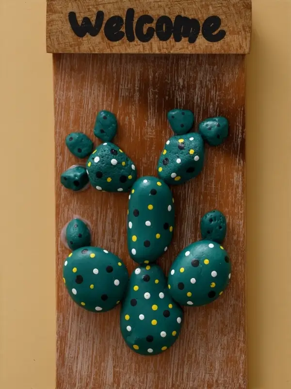 Панно &laquo;Кактус&raquo;, 20&times;3&times;10.5 см, дерево албезия