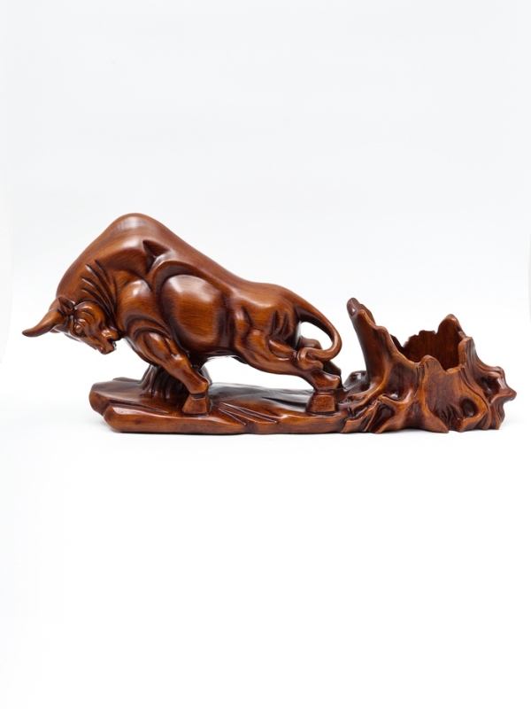 Подставка для бутылки "Бык" под дерево, 49.11.22см