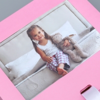 Коробка-фоторамка подарочная складная, упаковка, «Розовая вата», 20 х 18 х 5 см Коробка-фоторамка подарочная складная, упаковка, «Розовая вата», 20 х 18 х 5 см