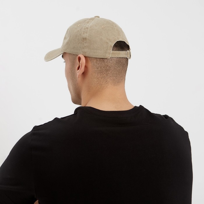 Бейсболка мужская MINAKU, цвет бежевый, размер 58 Бейсболка мужская MINAKU, цвет бежевый, размер 58