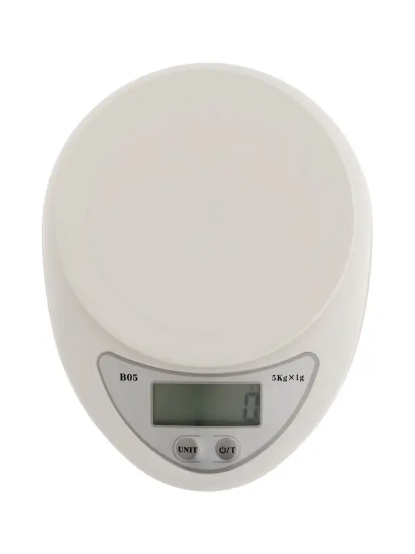 Весы кухонные LVK-706, электронные, с чашей, до 5 кг, белые