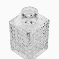 Ваза настольная стекло "Миниатюра" (набор 12 шт) 8-13 см, прозрачный