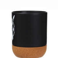 Кружка керамическая с пробковым дном Дорого внимание &laquo;Всегда есть место подвигам&raquo;, 400 мл